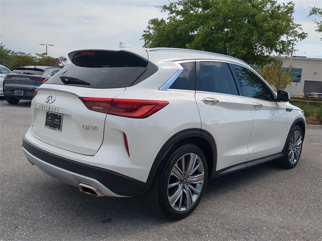 used 2022 INFINITI QX50 car, priced at $34,593
