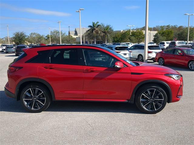 new 2025 INFINITI QX50 car, priced at $54,455