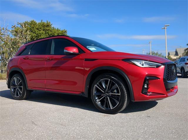 new 2025 INFINITI QX50 car, priced at $54,455