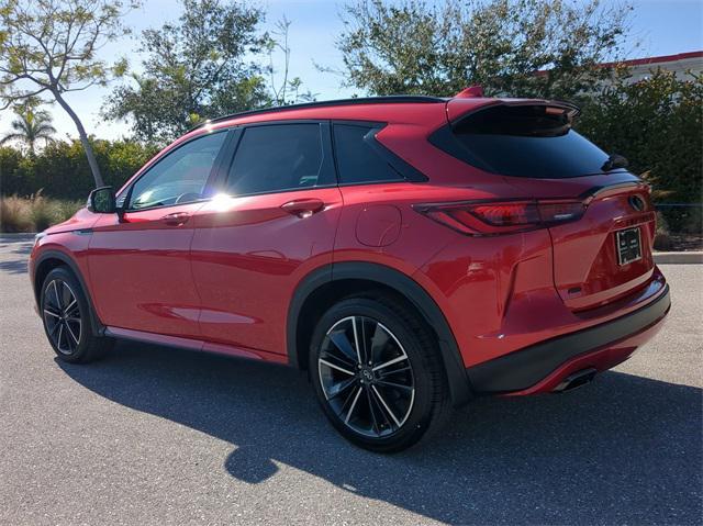 new 2025 INFINITI QX50 car, priced at $54,455