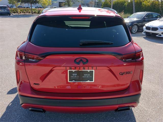 new 2025 INFINITI QX50 car, priced at $54,455