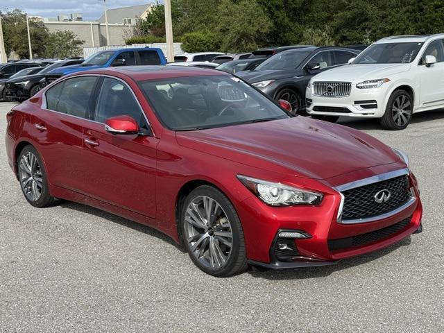 used 2022 INFINITI Q50 car, priced at $32,991