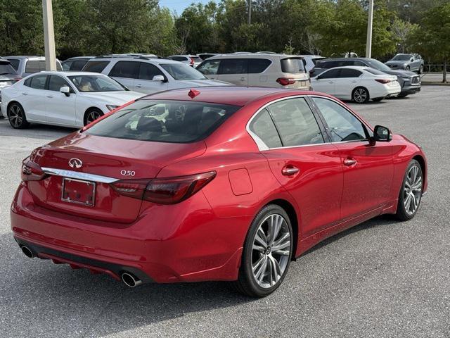 used 2022 INFINITI Q50 car, priced at $32,991