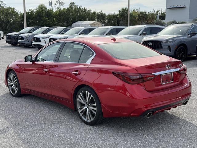 used 2022 INFINITI Q50 car, priced at $32,991