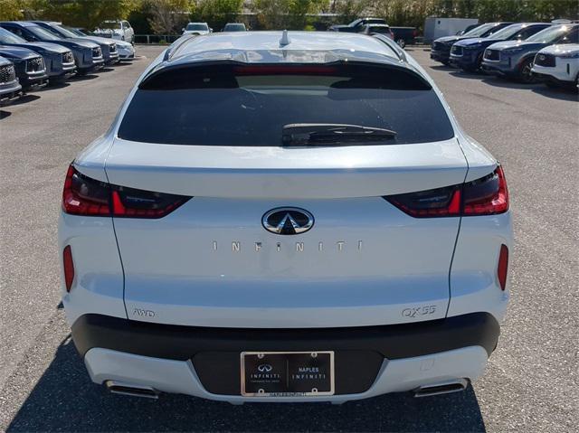 new 2025 INFINITI QX55 car, priced at $58,780