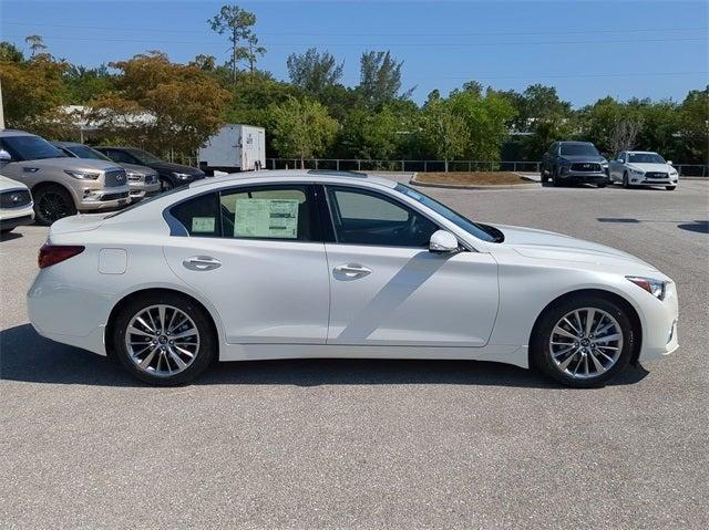 new 2024 INFINITI Q50 car, priced at $46,085