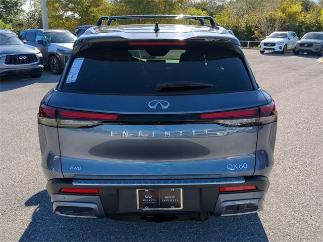 new 2025 INFINITI QX60 car, priced at $69,550