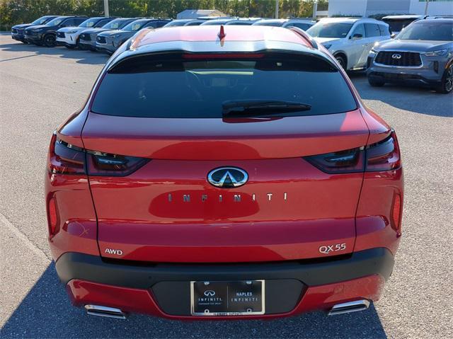 new 2025 INFINITI QX55 car, priced at $58,745