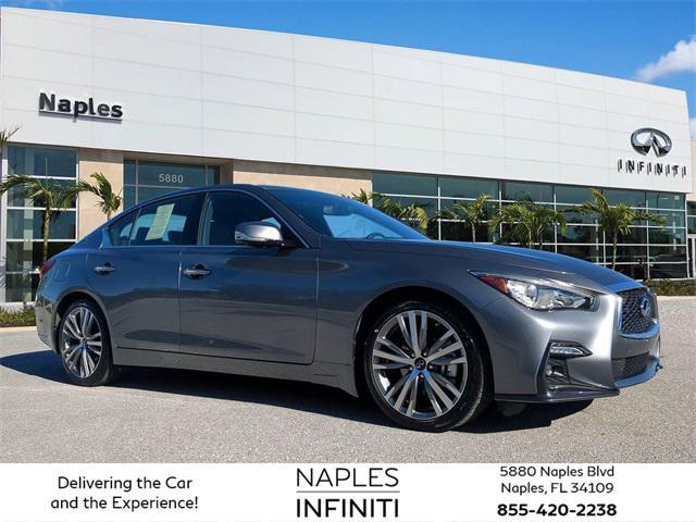 used 2021 INFINITI Q50 car, priced at $29,997