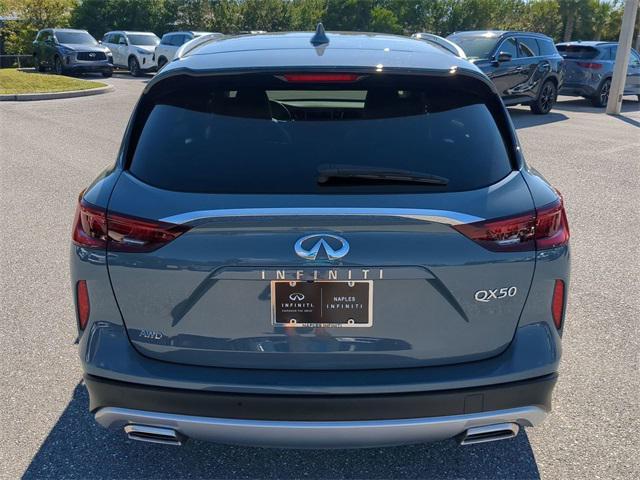 new 2025 INFINITI QX50 car, priced at $49,965