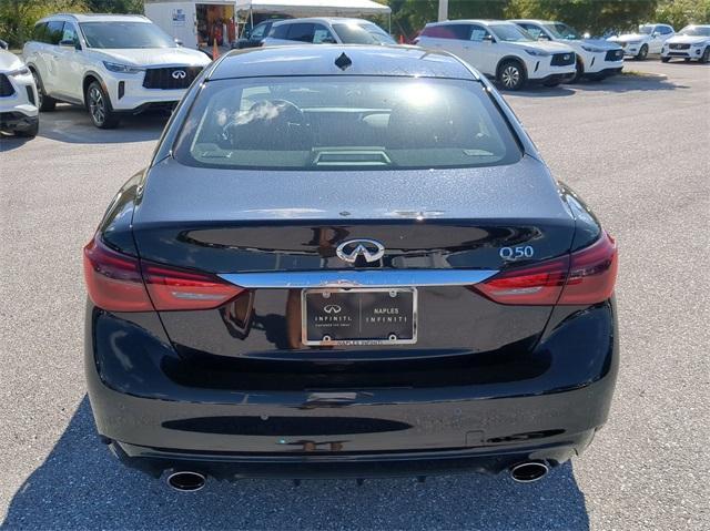 new 2024 INFINITI Q50 car, priced at $45,390