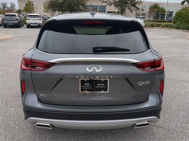 new 2025 INFINITI QX50 car, priced at $44,585