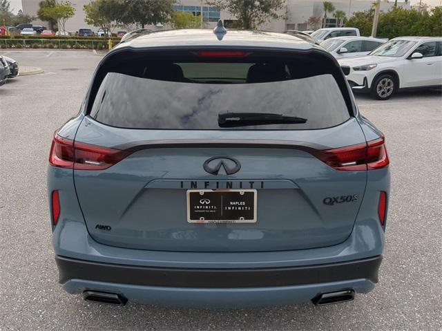 new 2025 INFINITI QX50 car, priced at $54,250