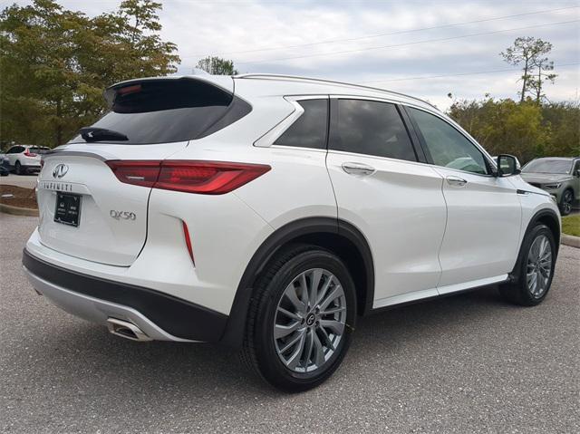 new 2025 INFINITI QX50 car, priced at $49,270