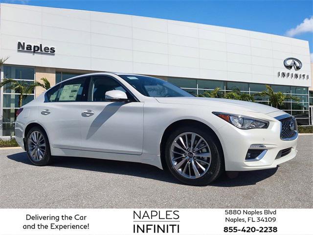 new 2024 INFINITI Q50 car, priced at $47,585