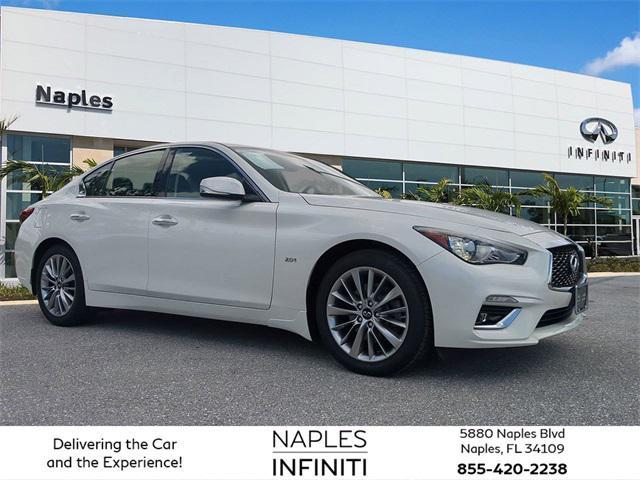used 2018 INFINITI Q50 car, priced at $23,699
