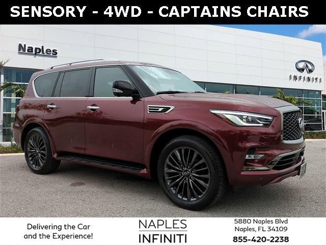 used 2023 INFINITI QX80 car, priced at $55,346