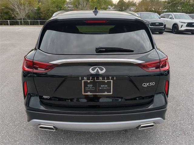 new 2025 INFINITI QX50 car, priced at $49,270