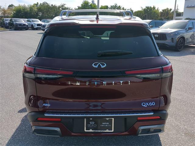 new 2025 INFINITI QX60 car, priced at $66,205