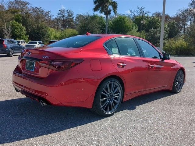 new 2024 INFINITI Q50 car, priced at $61,015