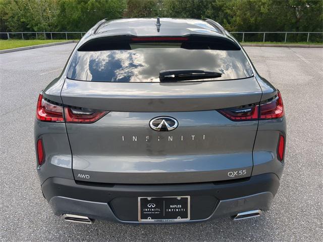 new 2025 INFINITI QX55 car, priced at $57,180