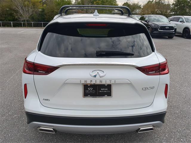 new 2025 INFINITI QX50 car, priced at $49,670