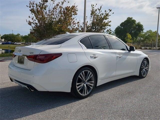 used 2022 INFINITI Q50 car, priced at $35,999