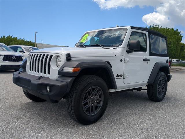 used 2024 Jeep Wrangler car, priced at $31,500