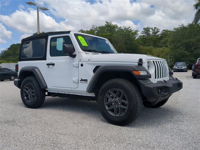 used 2024 Jeep Wrangler car, priced at $31,500