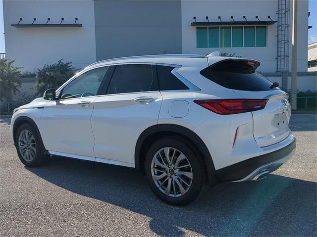 new 2025 INFINITI QX50 car, priced at $49,555