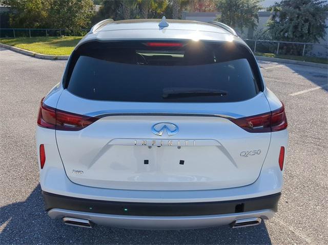 new 2025 INFINITI QX50 car, priced at $49,555