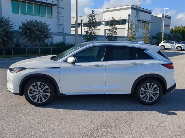 new 2025 INFINITI QX50 car, priced at $49,555