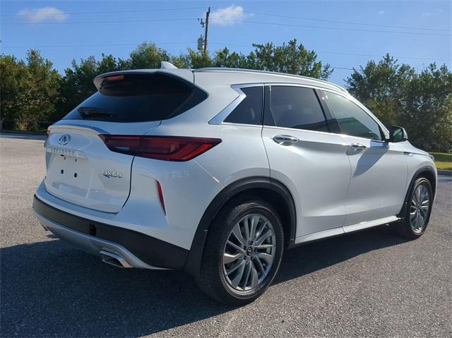 new 2025 INFINITI QX50 car, priced at $49,555