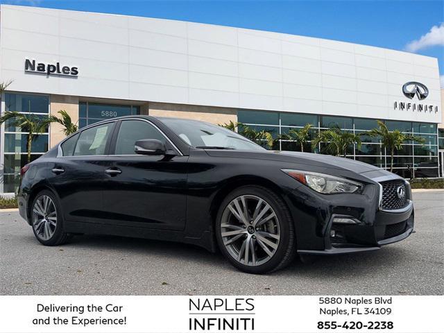 used 2021 INFINITI Q50 car, priced at $29,298