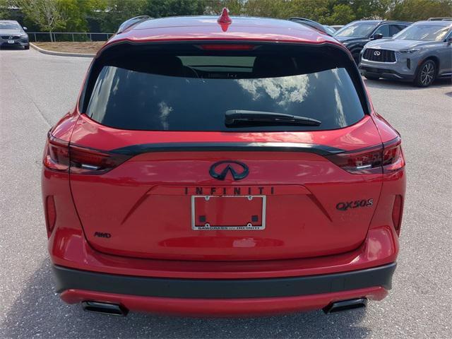 new 2025 INFINITI QX50 car, priced at $54,170