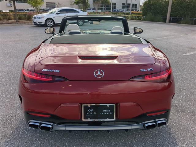 used 2022 Mercedes-Benz AMG SL 55 car, priced at $98,920