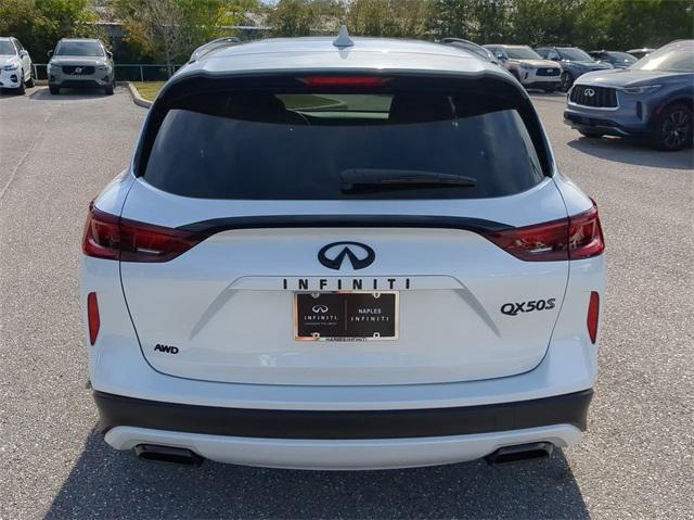 new 2025 INFINITI QX50 car, priced at $54,170