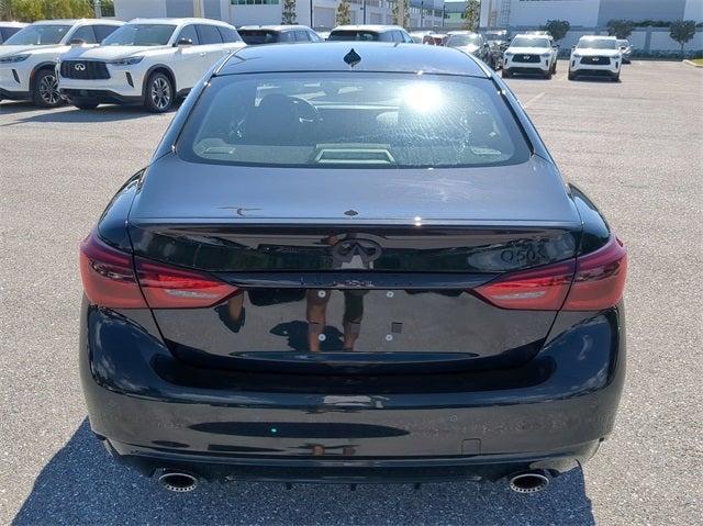 new 2024 INFINITI Q50 car, priced at $61,830