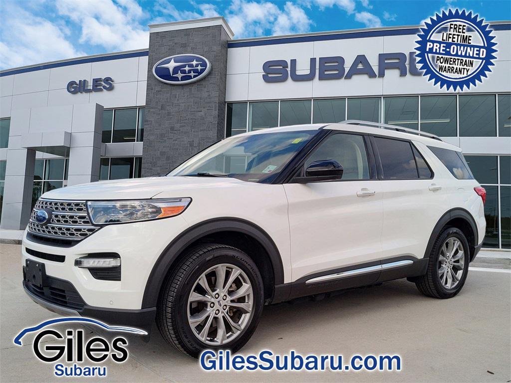 used 2022 Ford Explorer car, priced at $28,500