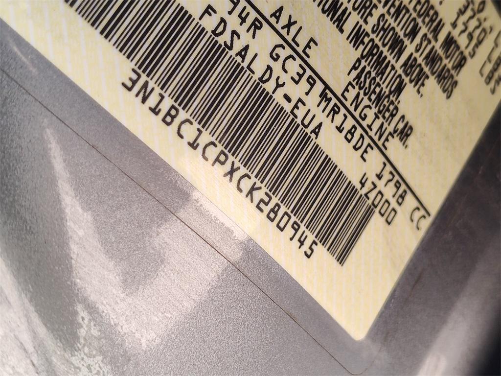 used 2012 Nissan Versa car, priced at $5,494