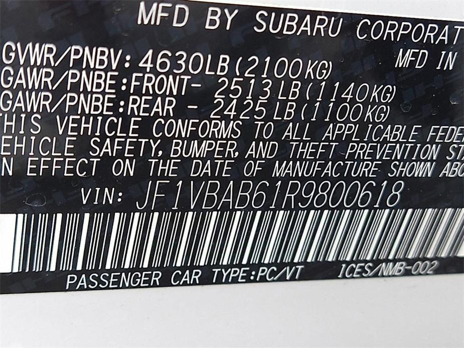 new 2024 Subaru WRX car, priced at $35,207