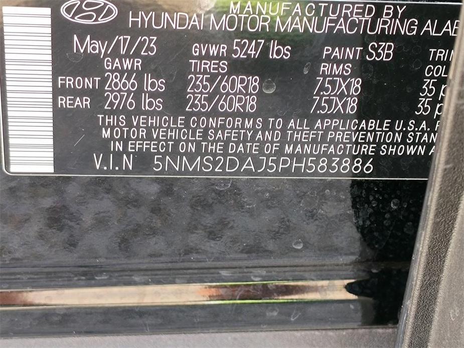 used 2023 Hyundai Santa Fe car, priced at $26,497