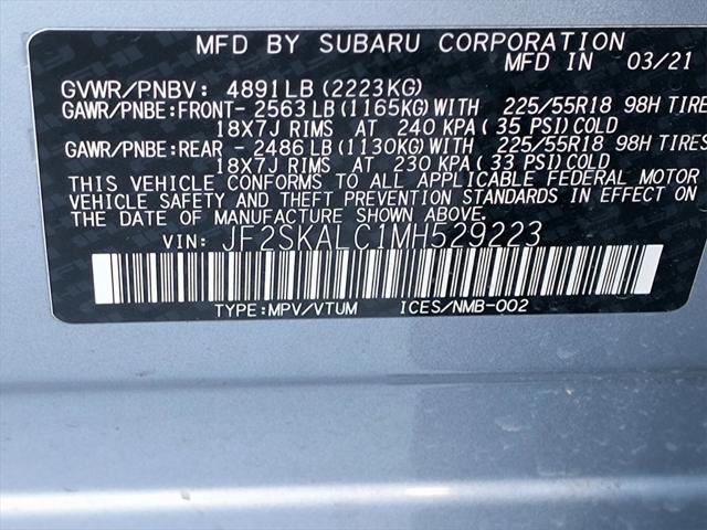 used 2021 Subaru Forester car, priced at $23,149