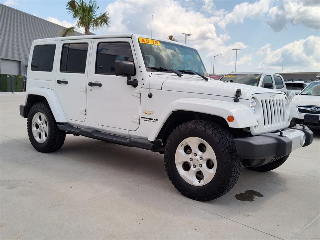 used 2015 Jeep Wrangler Unlimited car, priced at $14,494