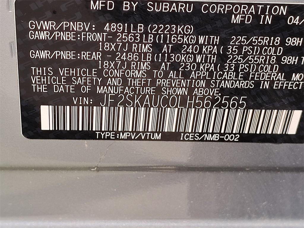 used 2020 Subaru Forester car, priced at $19,994