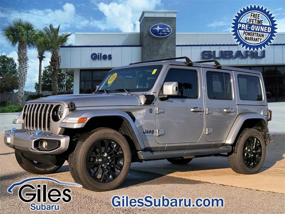 used 2021 Jeep Wrangler Unlimited 4xe car, priced at $35,888