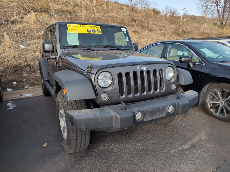 used 2017 Jeep Wrangler Unlimited car, priced at $20,988