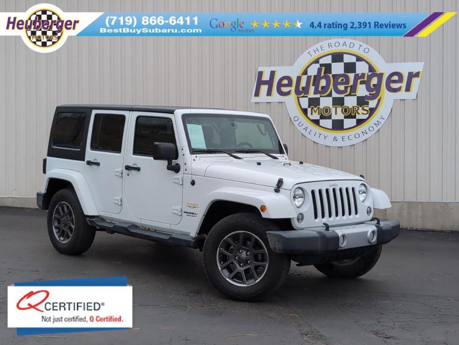 used 2015 Jeep Wrangler Unlimited car, priced at $21,988