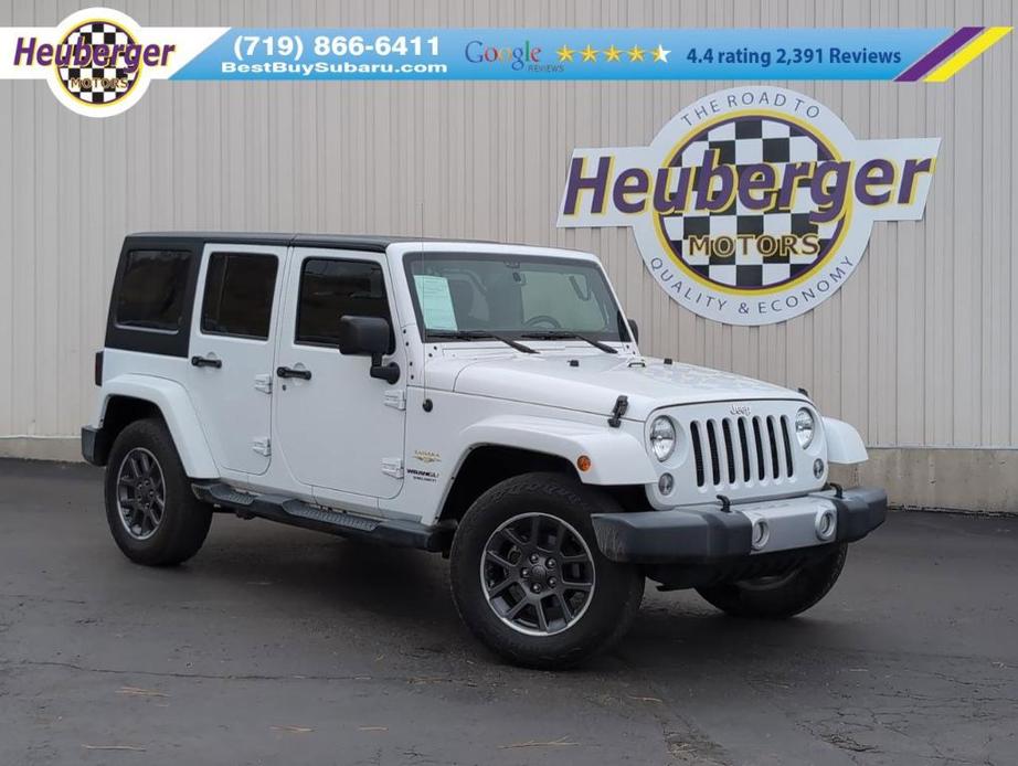used 2015 Jeep Wrangler Unlimited car, priced at $21,988