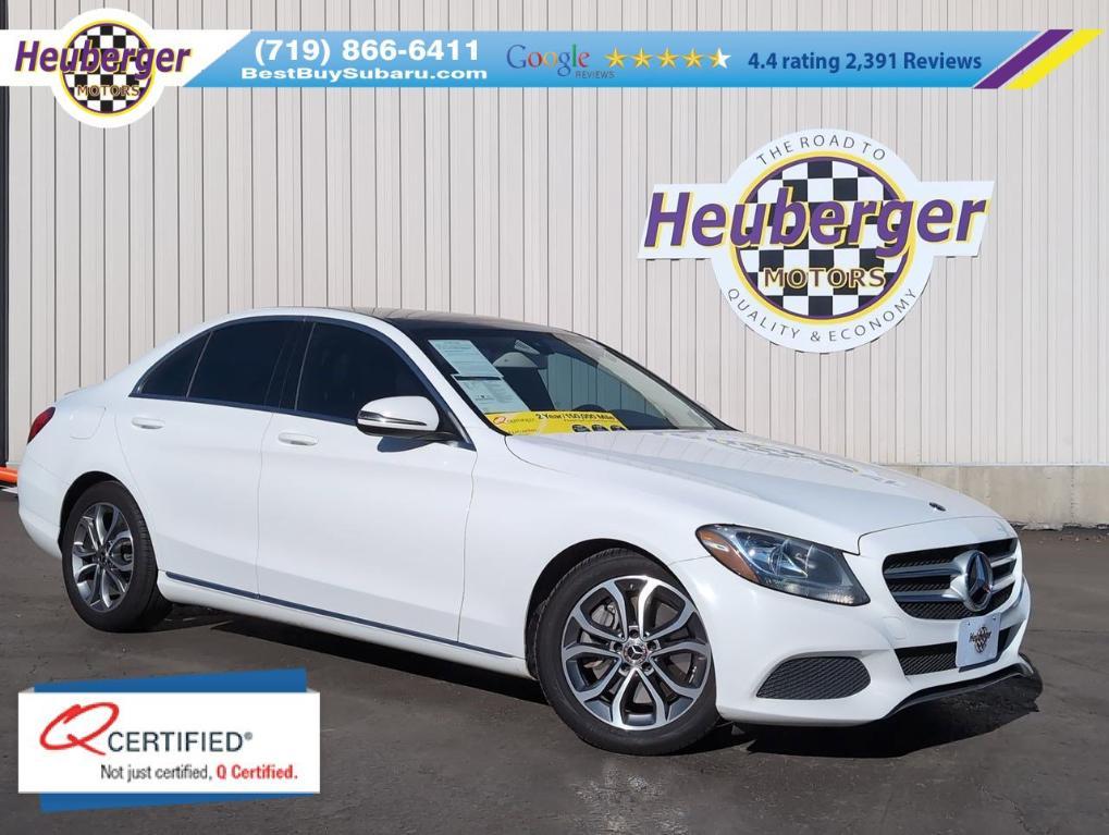 used 2017 Mercedes-Benz C-Class car, priced at $13,988